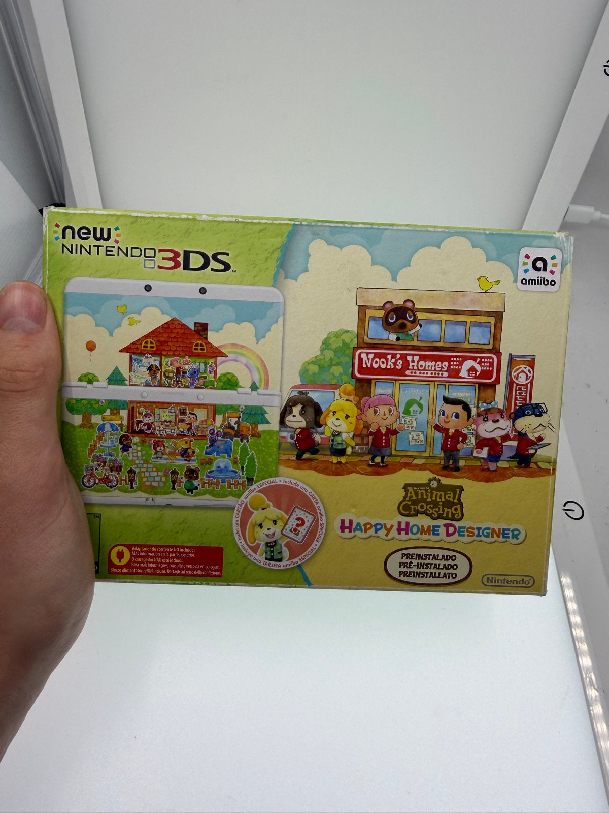 New Nintendo 3DS Animal Crossing Happy Home Designer, Spelcomputers en Games, Spelcomputers | Nintendo 2DS en 3DS, Met games, Wit