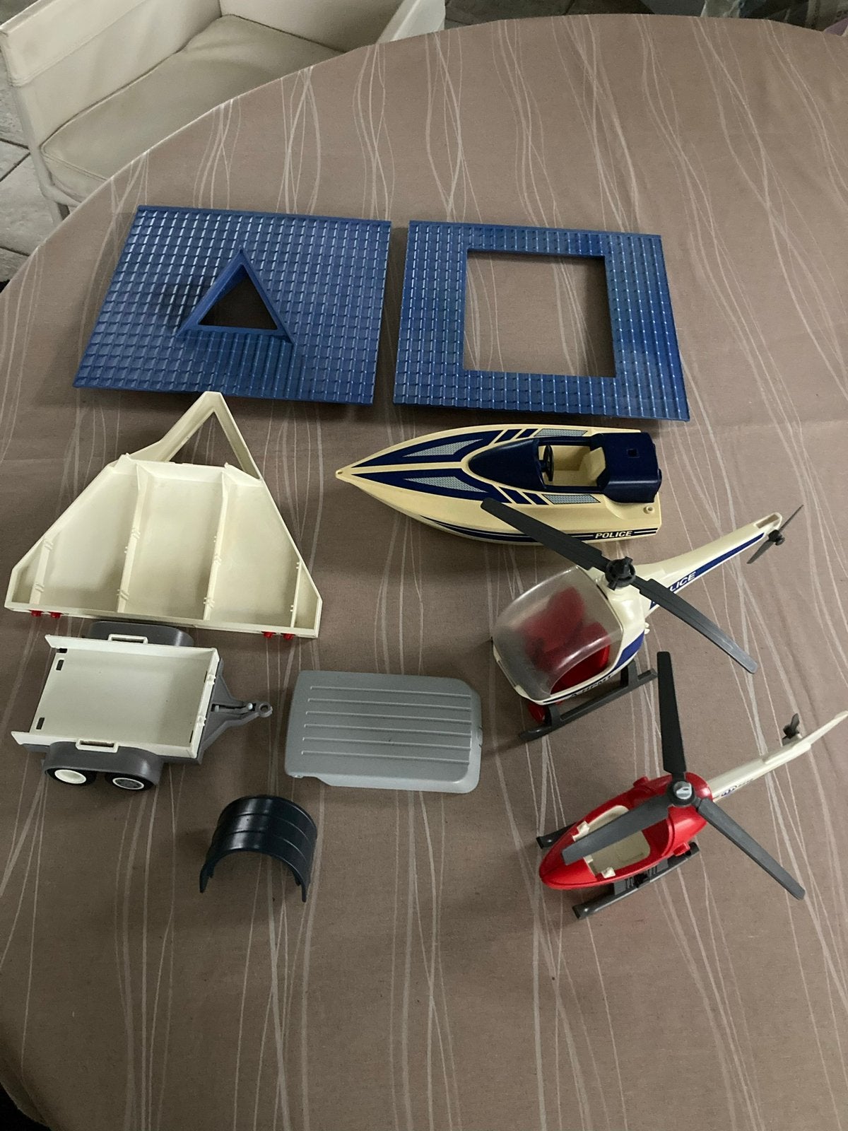 Playmobil onderdelen helikopter ed…, Ophalen of Verzenden, Zo goed als nieuw