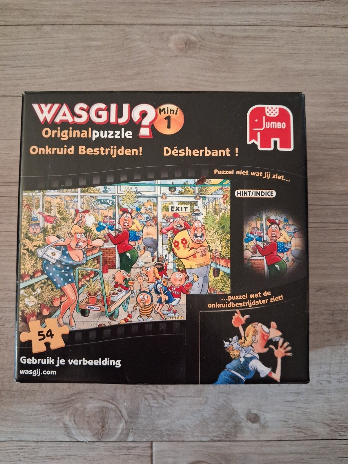 Wasgij puzzel nummer 1 van 54 stukjes, Hobby en Vrije tijd, Denksport en Puzzels, Ophalen of Verzenden, Minder dan 500 stukjes