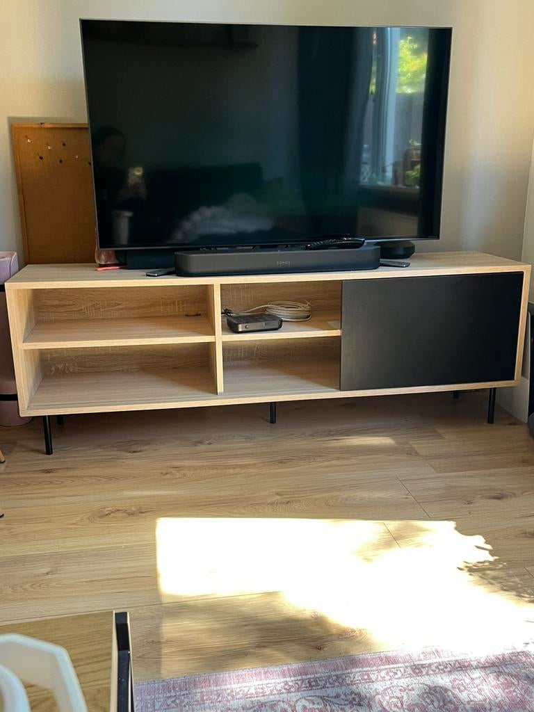 Tv meubel, Ophalen, 150 tot 200 cm, Zo goed als nieuw, Minder dan 100 cm