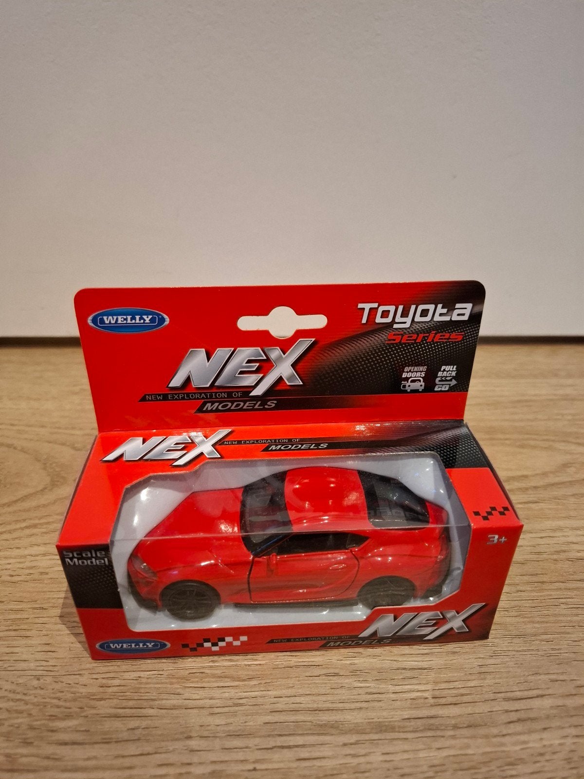 Toyota Supra 1:43 modelauto - Welly NEX, Ophalen of Verzenden, Nieuw, Auto, Overige merken