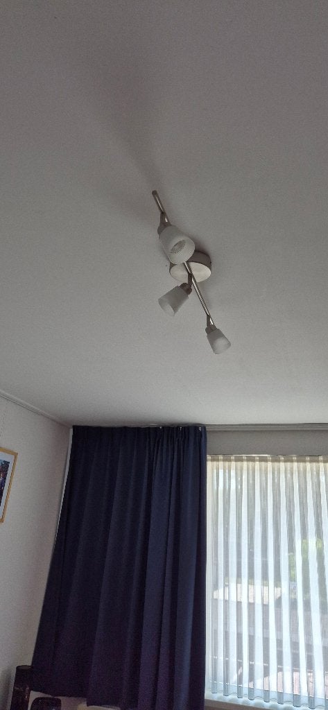 plafondlamp, Ophalen, Zilver, Gebruikt, Overige stijlen