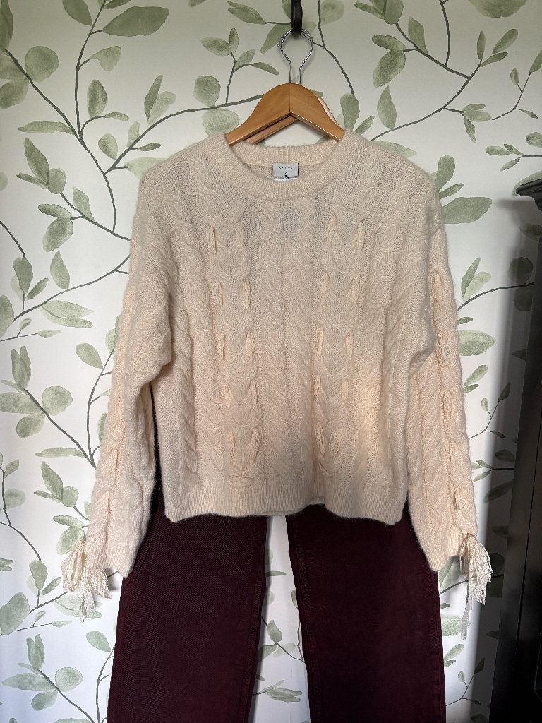 Dante 6 Lovis crewneck sweater trui creme medium 38, Beige, Nieuw, Ophalen of Verzenden, Maat 38/40 (M)