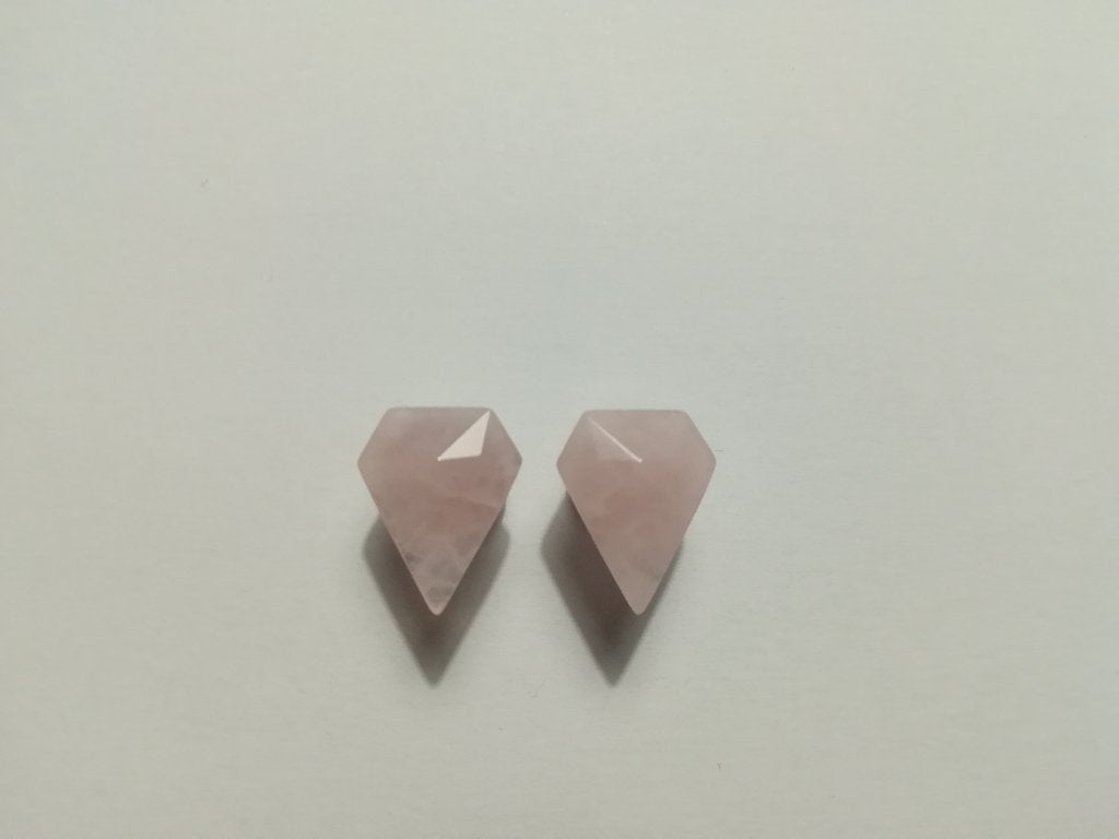 Single Flared Plug Plugs Steen Rozenkwarts Roze 10 mm, Ophalen of Verzenden, Nieuw, Overige materialen, Oor- of Traguspiercing