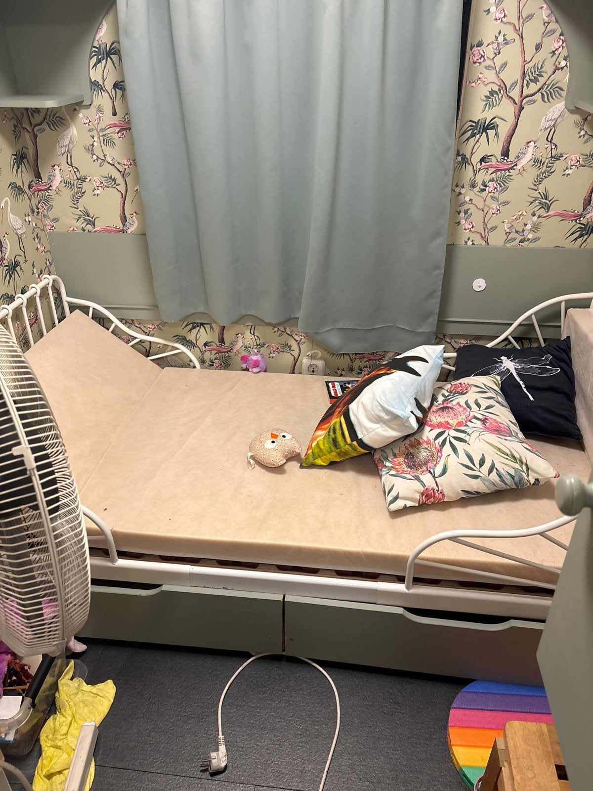 IKEA Meegroeibed - Ideaal voor Kinderkamer, Ophalen, Eenpersoons, Wit, 190 cm of minder
