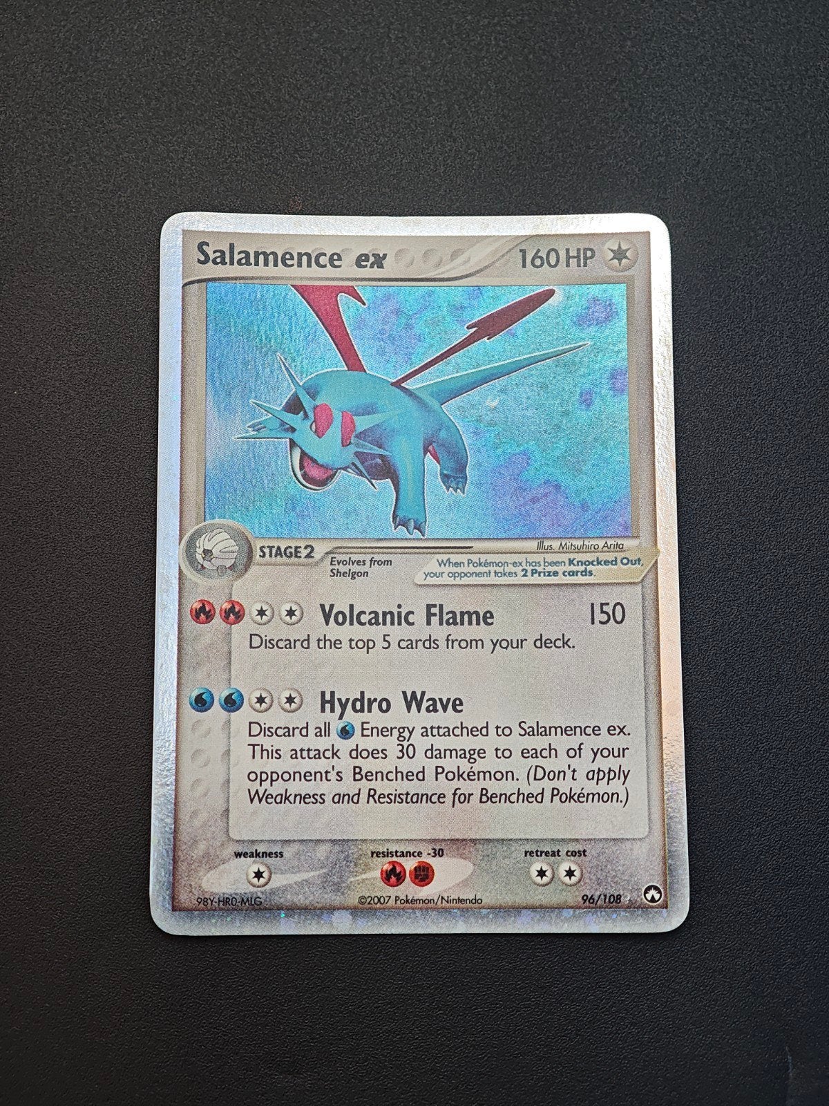 Salamence ex 96/108 EX Power Keepers, Ophalen of Verzenden, Zo goed als nieuw, Losse kaart, Foil