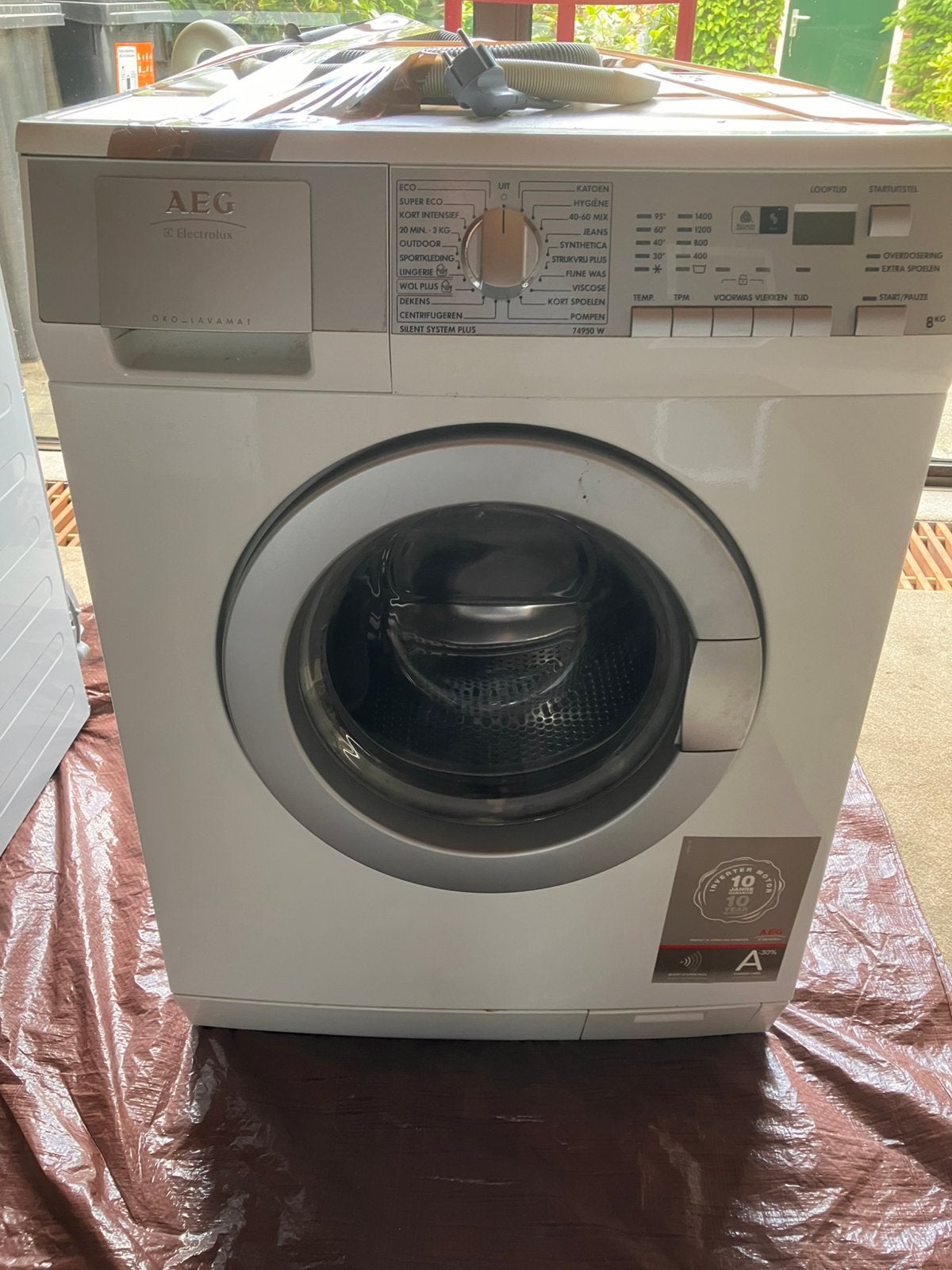 AEG wasmachine oko-lavamat, Ophalen, Gebruikt, 85 tot 90 cm, Energieklasse A of zuiniger