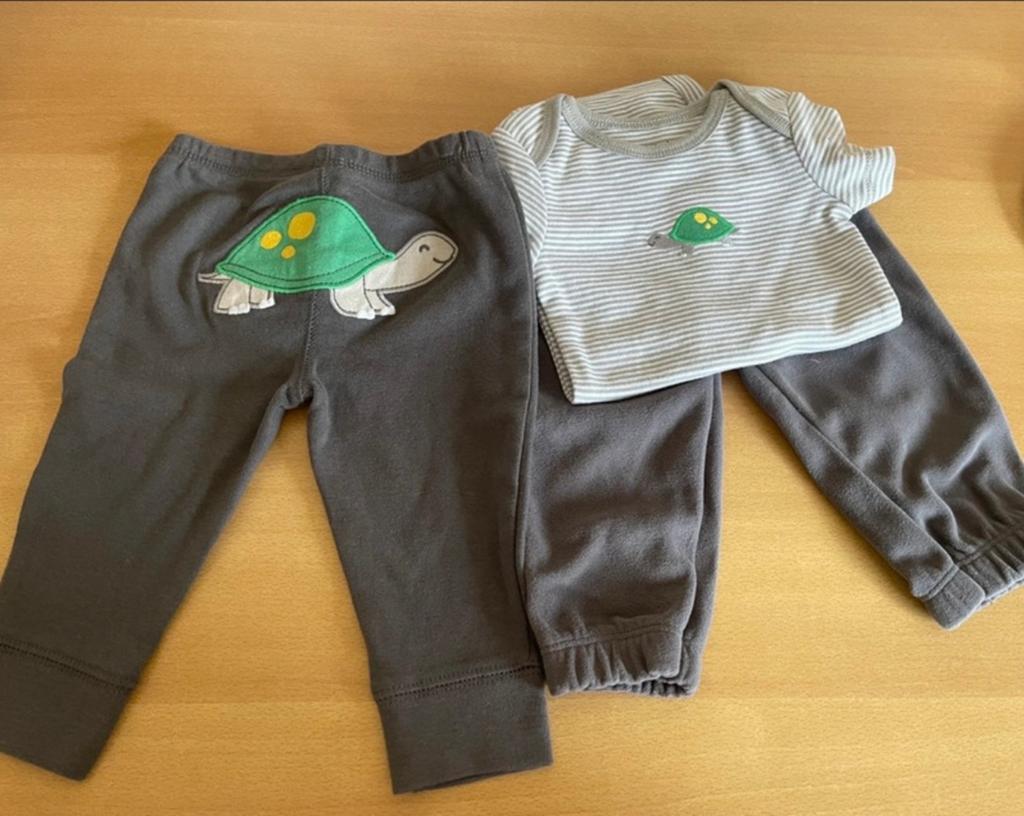 Carter's Schildpad babysetje 3mnd 100% katoen, Kinderen en Baby's, Ophalen of Verzenden, Nieuw, Jongetje of Meisje