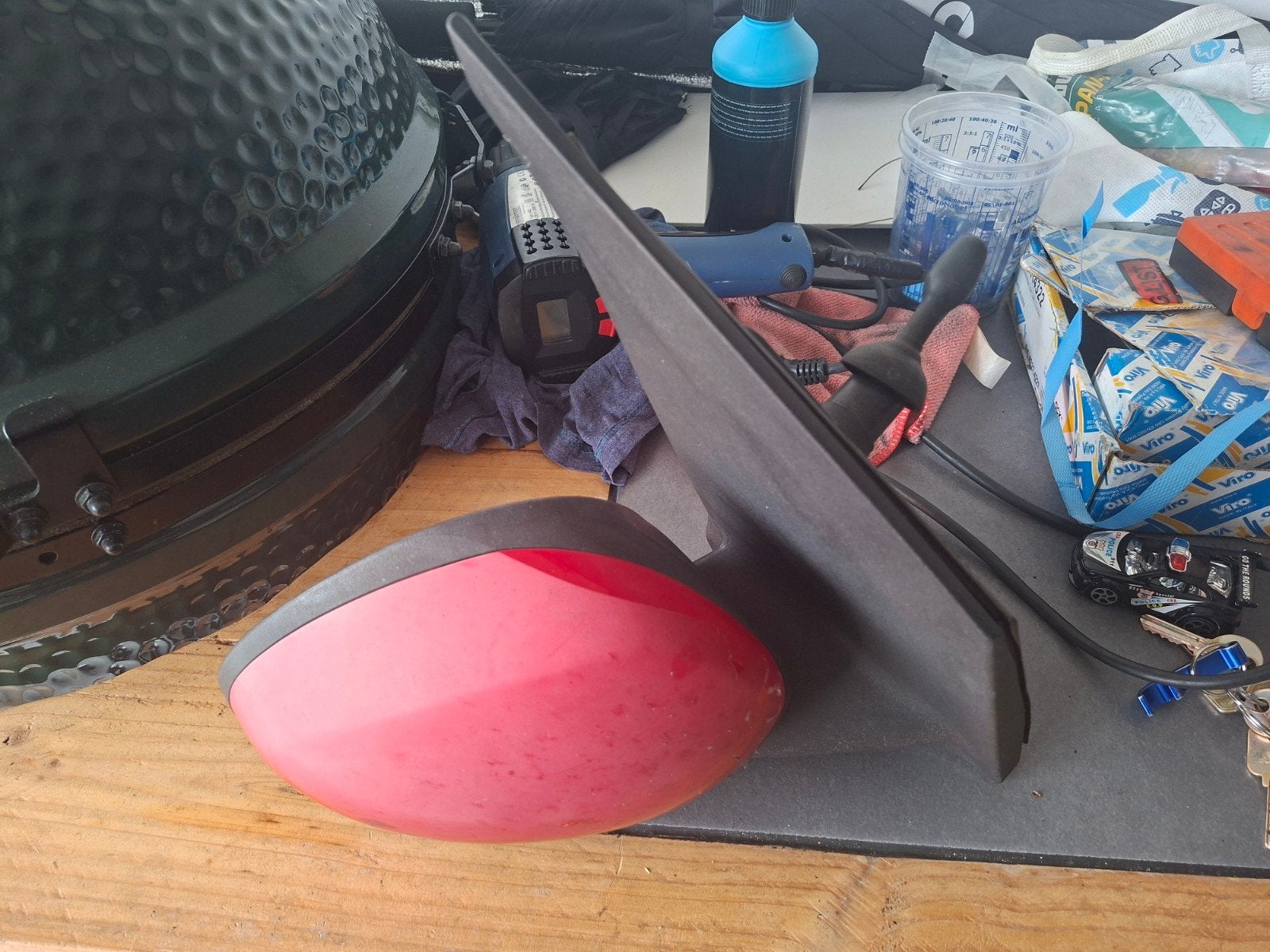 Rechter spiegel aygo c1 107, Ophalen of Verzenden, Gebruikt, Toyota
