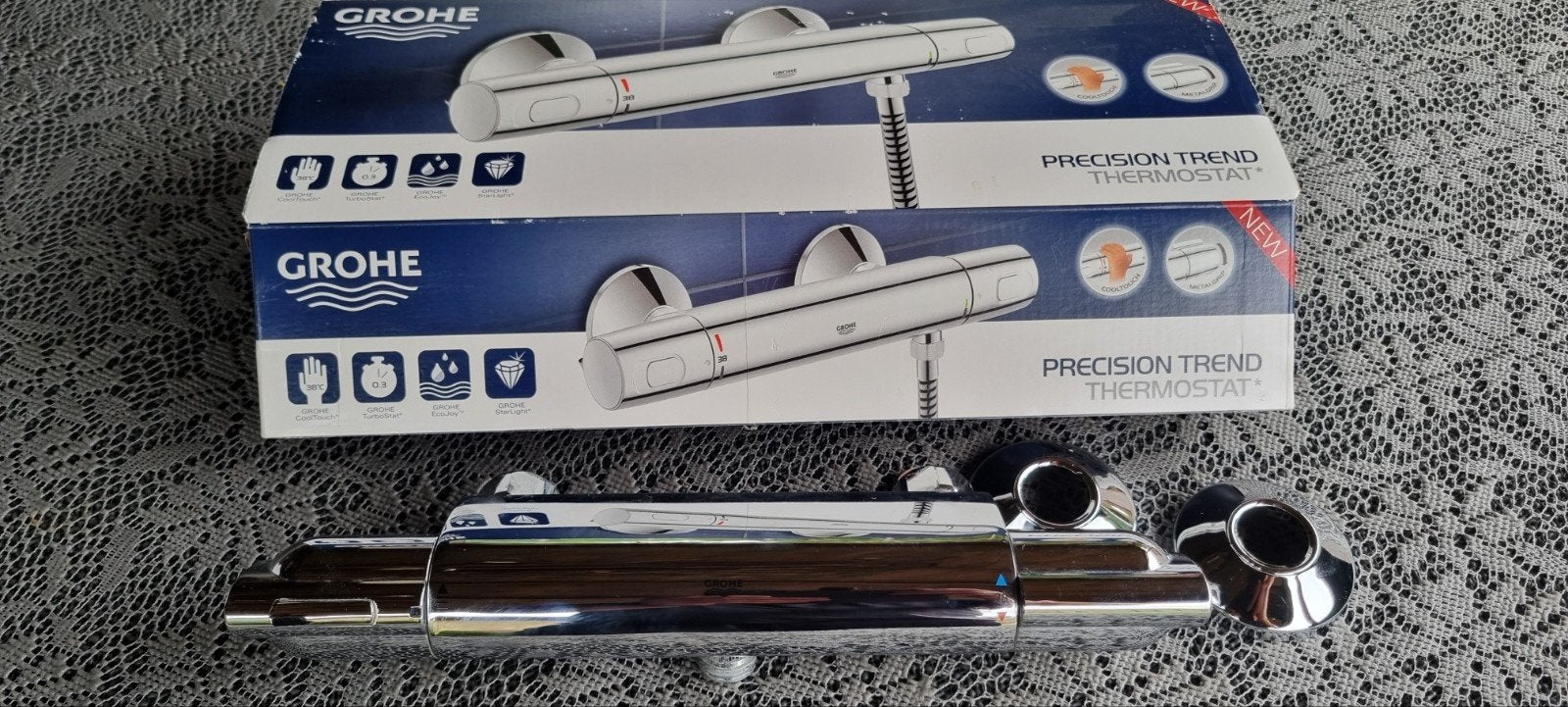 Grohe douchekraan gebruikt, Doe-het-zelf en Verbouw, Ophalen of Verzenden, Gebruikt, Chroom, Douche
