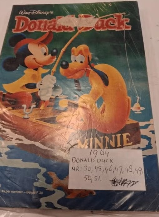 Donald Duck Jaargang 1984 - Nummers 30, 45-51, Meerdere stripboeken, Ophalen of Verzenden, Gelezen