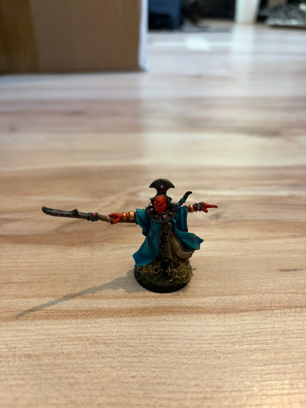 Warhammer 40k tau oude ethereal, Figuurtje(s), Ophalen of Verzenden, Geverfd, Warhammer 40000
