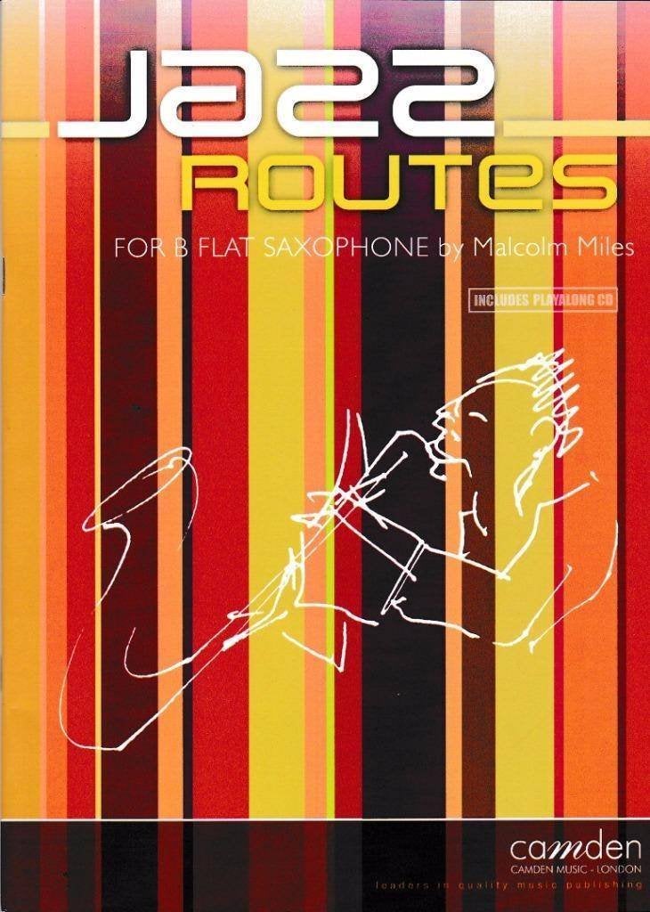 tenor+sopraansax-JAZZ ROUTES FOR BB SAX &PIANO+ cd-AANRADER, Saxofoon, Ophalen of Verzenden, Zo goed als nieuw, Thema