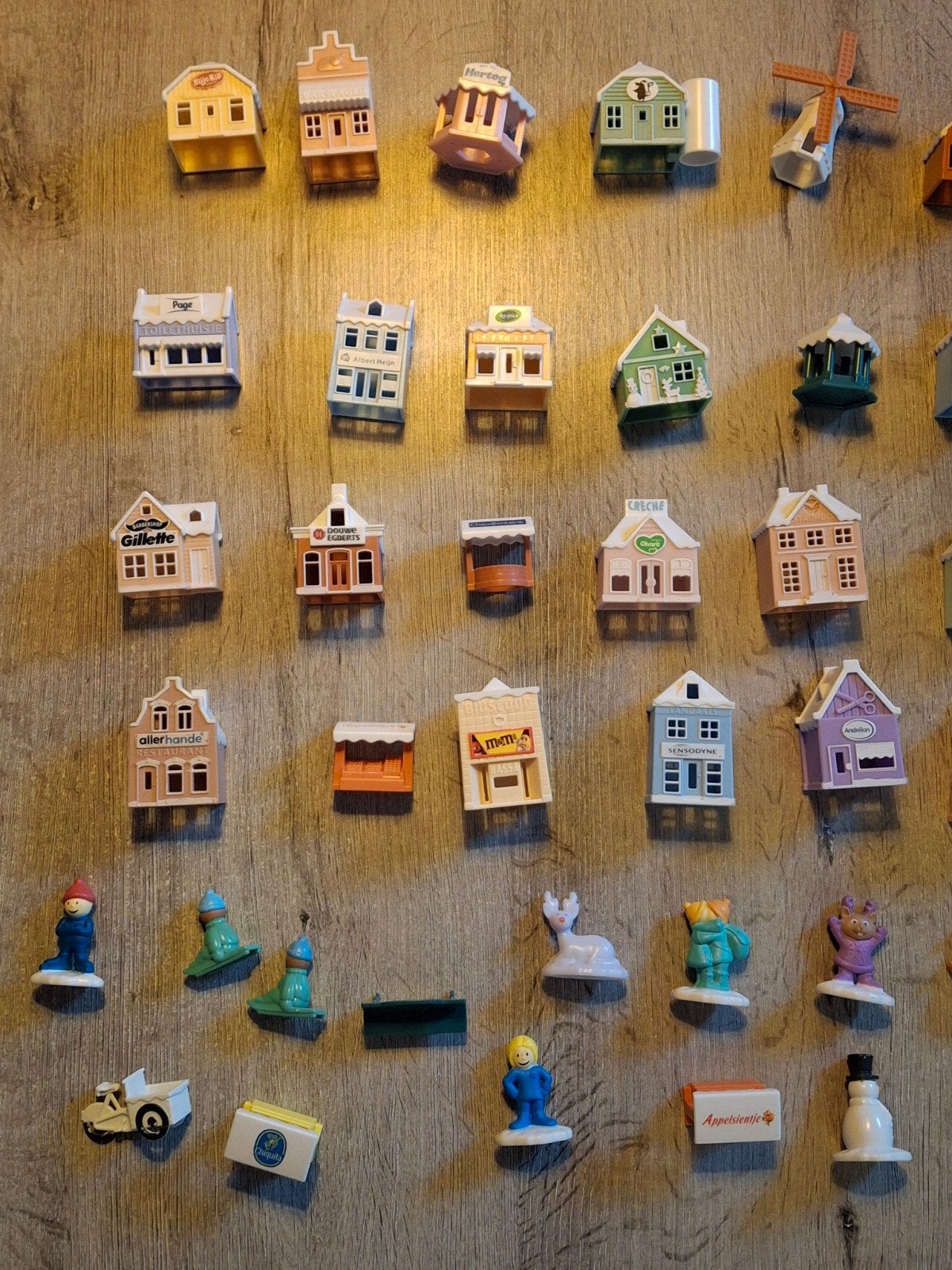 25 AH Mini Winkelpanden met Poppetjes - Complete Collectie, Ophalen of Verzenden