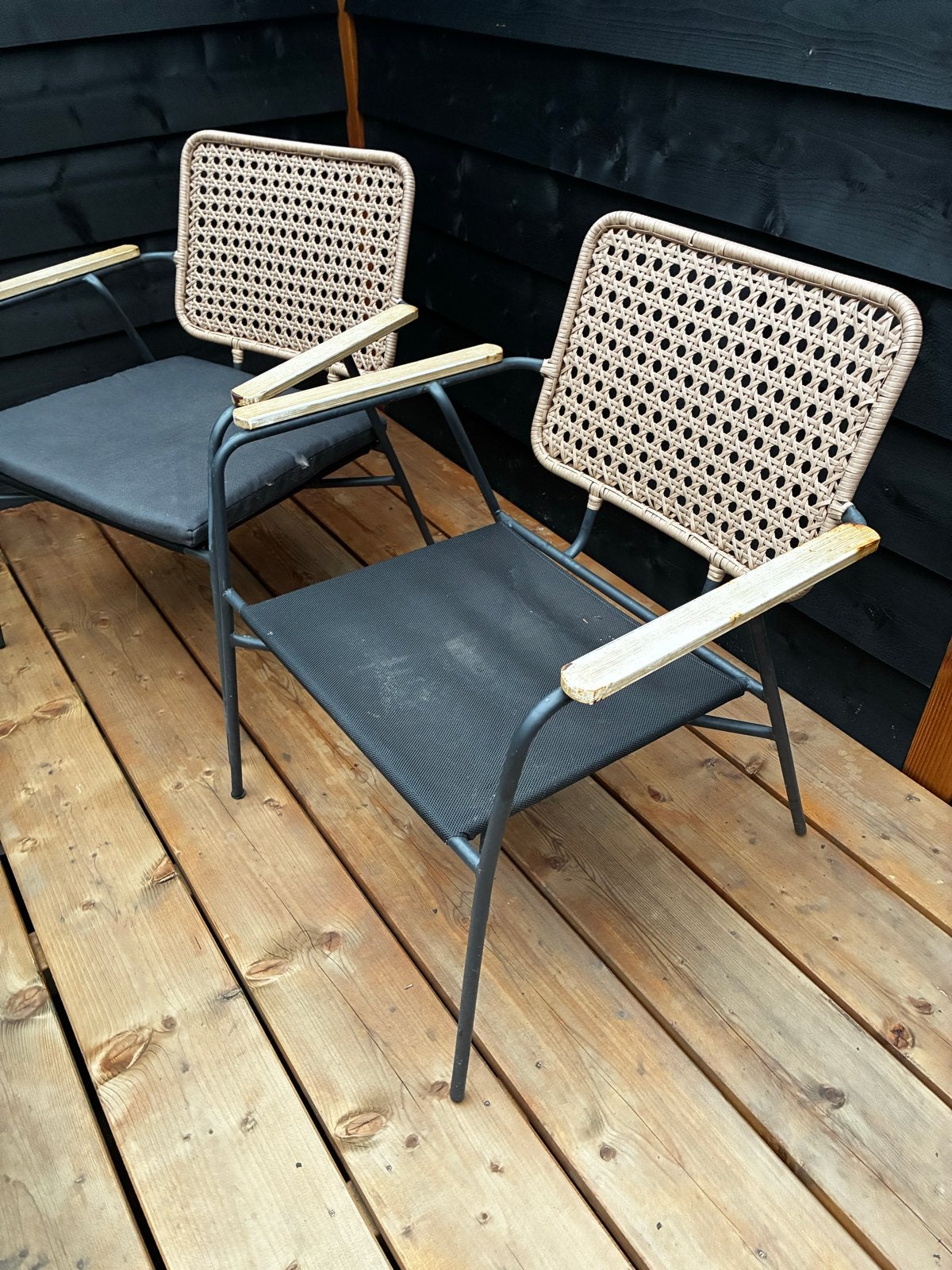 4 Karwei Linda stoelen, Ophalen, Gebruikt, Metaal