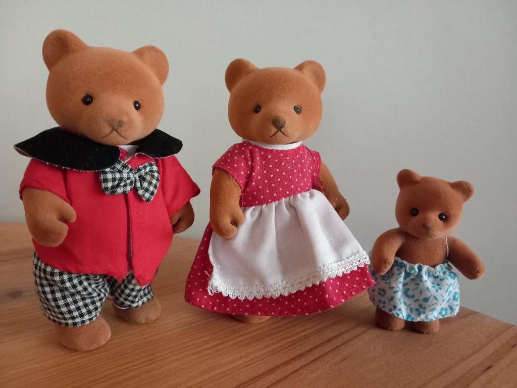Sylvanian families/Bärenwald beren, Ophalen of Verzenden, Gebruikt
