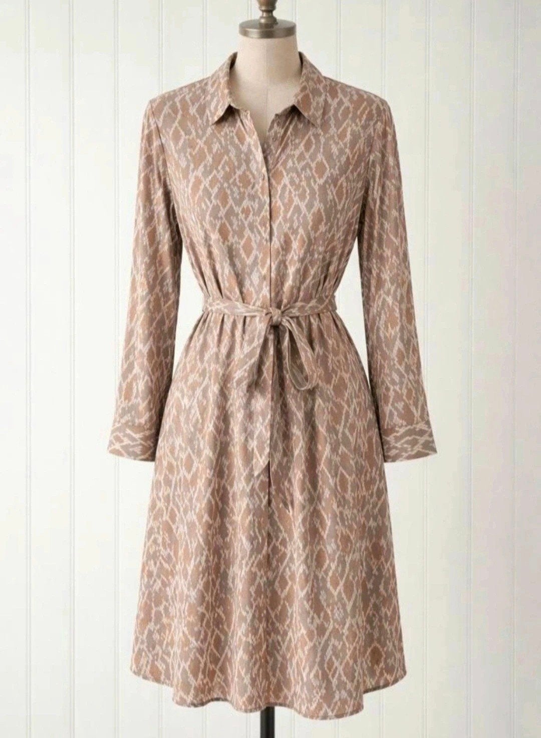 Nieuwe Yaya jurk maat 44 (valt als 42) met losse ceintuur, Verzenden, Nieuw, Maat 42/44 (L), Onder de knie