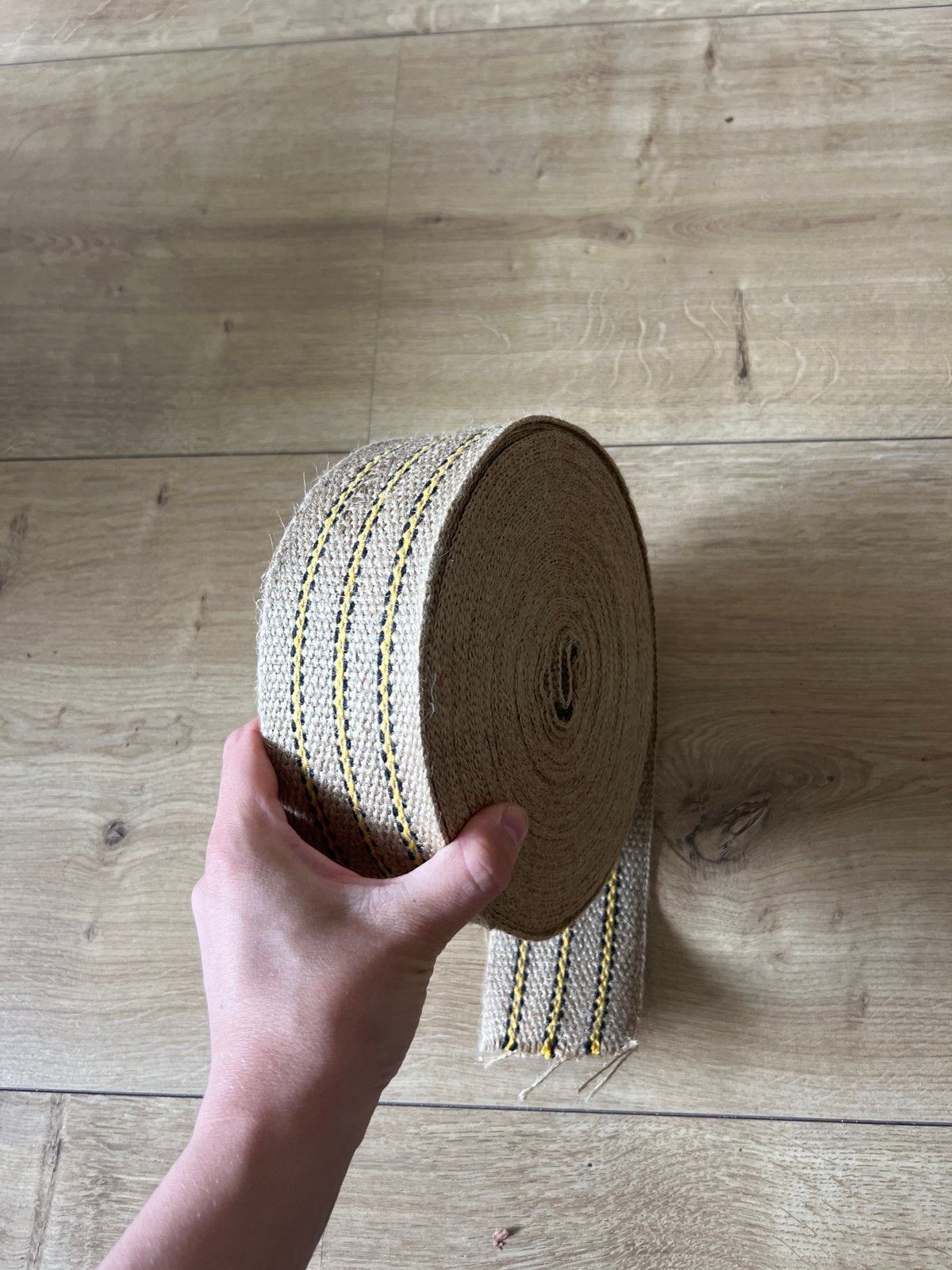 Webbing voor meubels - Jute band voor stoffering, Ophalen of Verzenden, Nieuw, Lint, Band of Elastiek