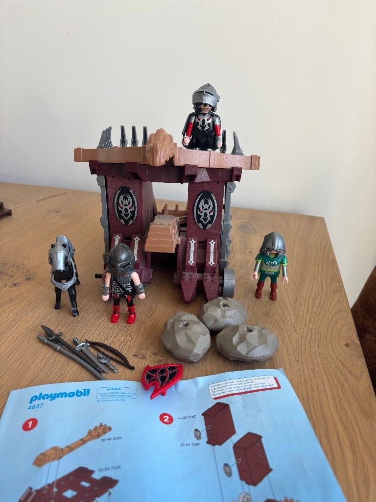 4837 Playmobil drakenburcht, Ophalen of Verzenden, Gebruikt, Losse onderdelen