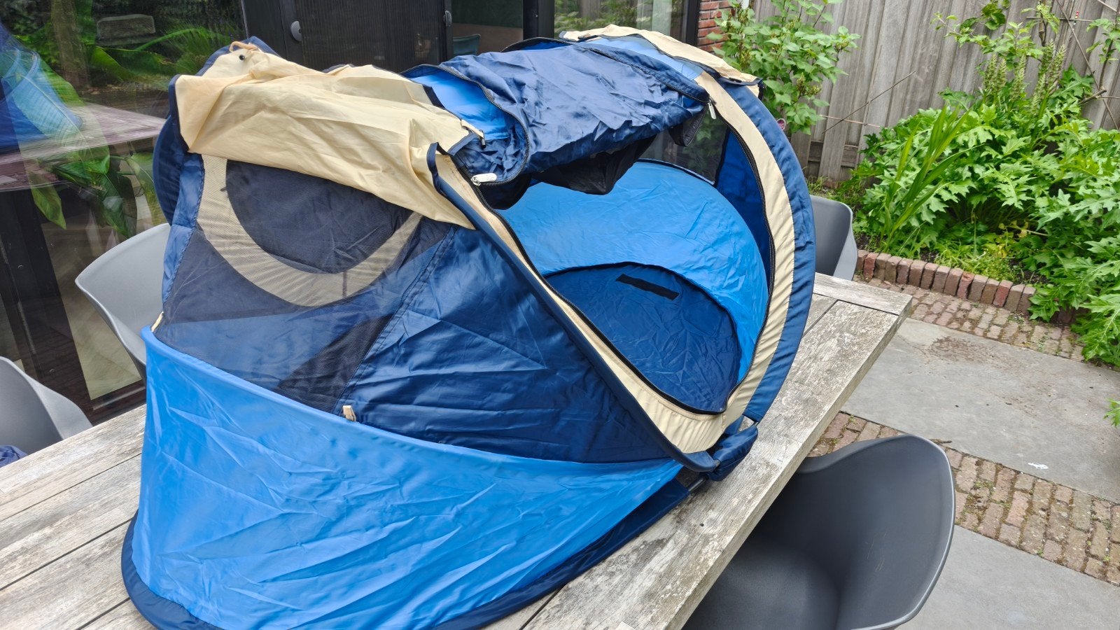 Deryan Baby/ Peuter Luxe Slaaptentje met Matras 130x70 cm, Caravans en Kamperen, Tenten, Ophalen of Verzenden, Zo goed als nieuw