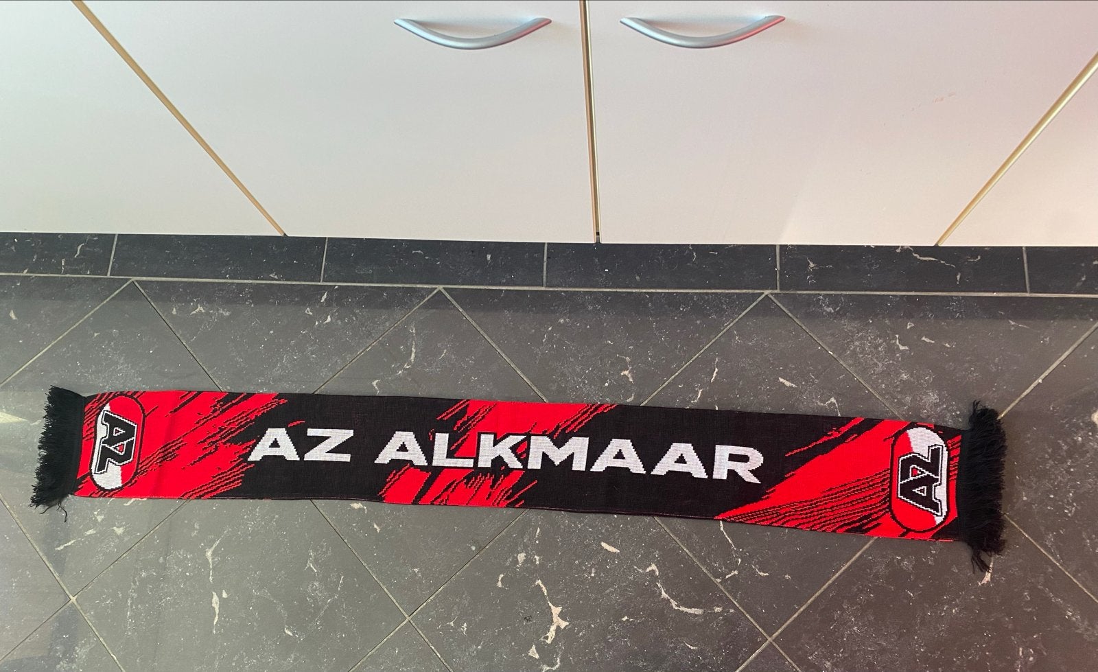 AZ Alkmaar sjaal - De Waaghals Juniorclub, Ophalen of Verzenden, Nieuw, Clubaccessoires