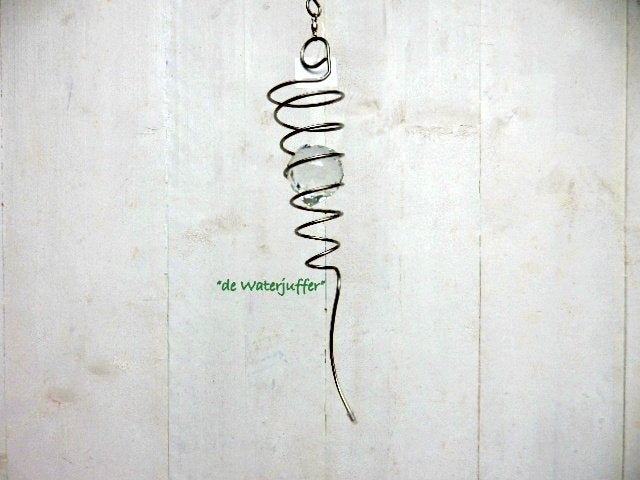 001* Windspinner RVS.spiraal (Boven€ 75 geen verzendkosten), Tuin en Terras, Ophalen of Verzenden, Nieuw