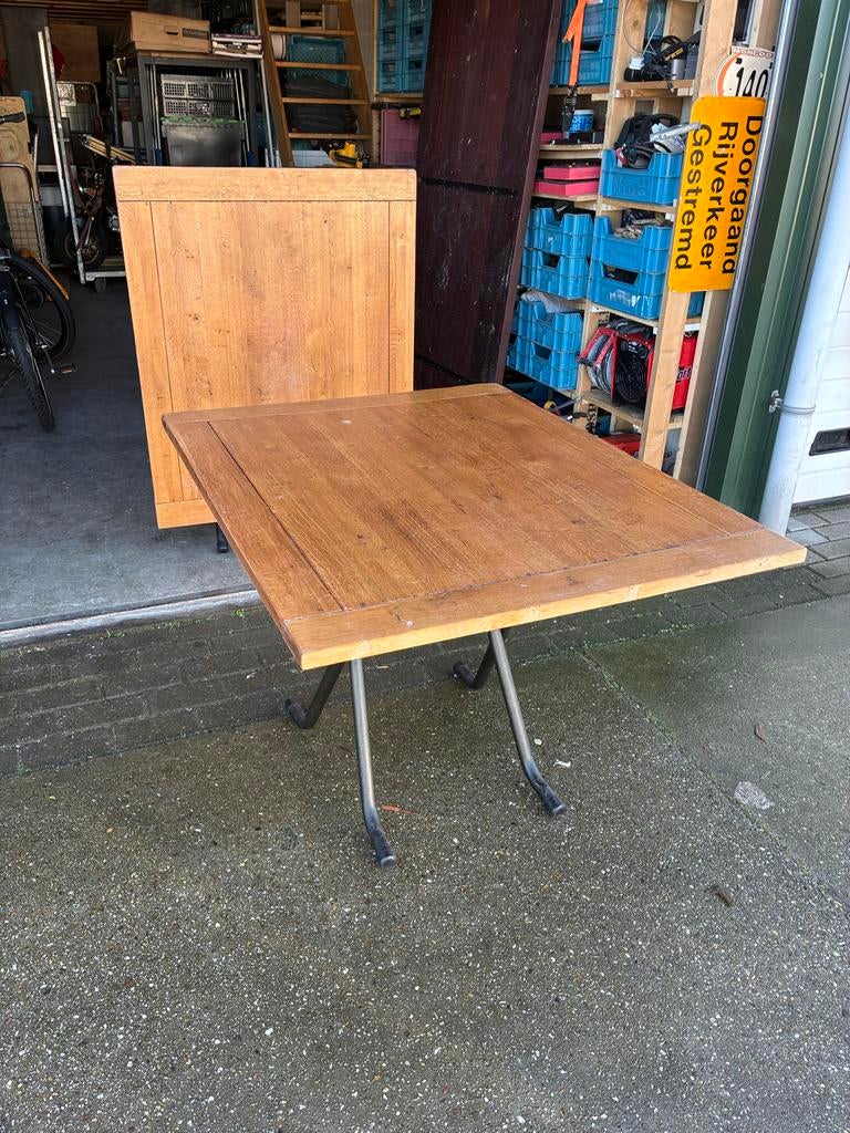 Houten Klaptafel - Handig en Compact, Ophalen, Gebruikt