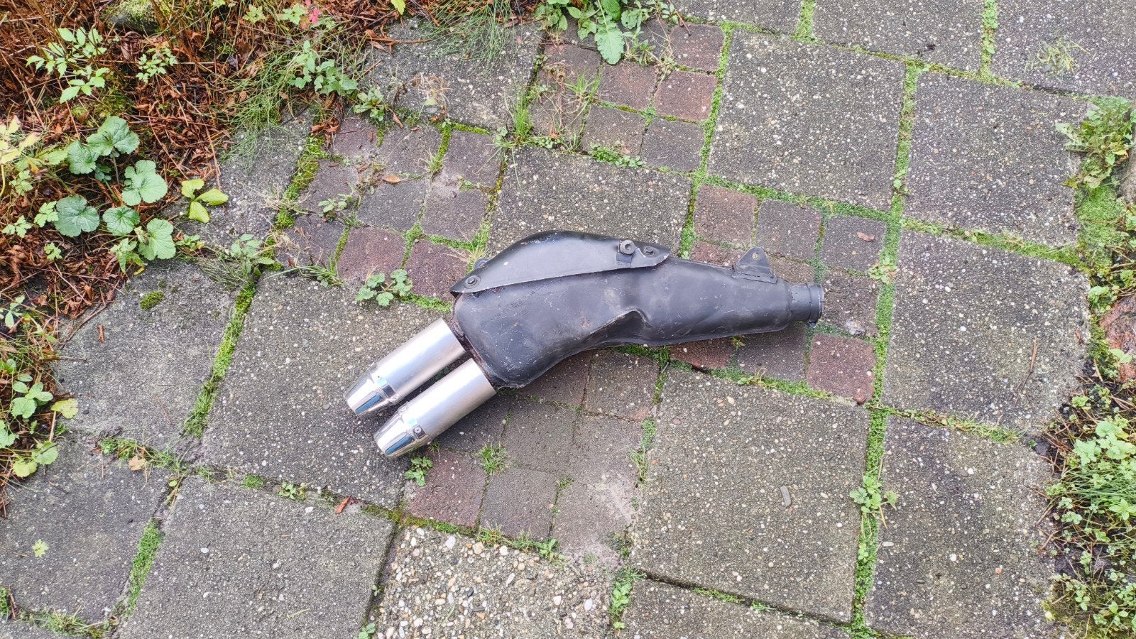honda transalp xl600V shotgun uitlaat., Ophalen, Gebruikt, Honda