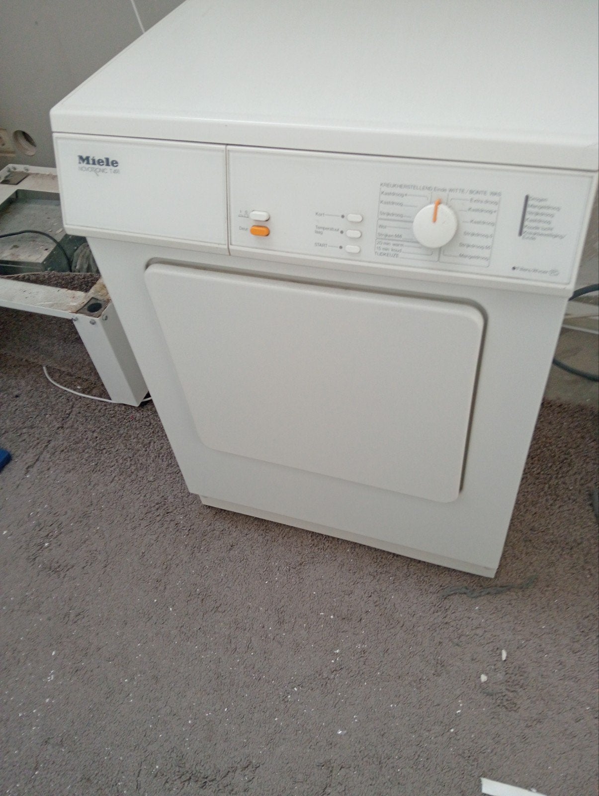 Miele Novotronic T 491 droger, Witgoed en Apparatuur, Ophalen, Gebruikt, Luchtafvoer, 4 tot 6 kg