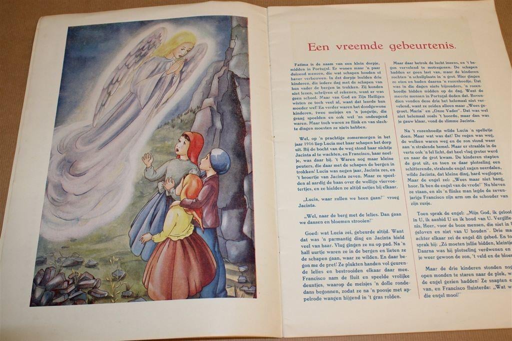 Maria & de Herdertjes van Fatima — Grote Kleurenplaten, Ophalen of Verzenden, Gelezen