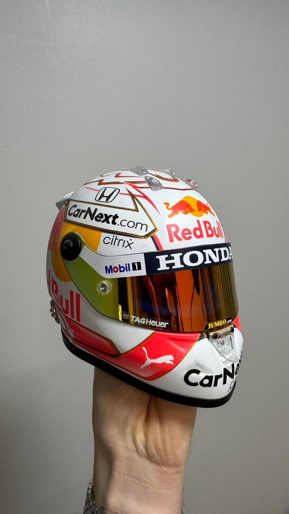 Max verstappen seizoenshelm 2021 1:2, Ophalen of Verzenden, Nieuw, Formule 1