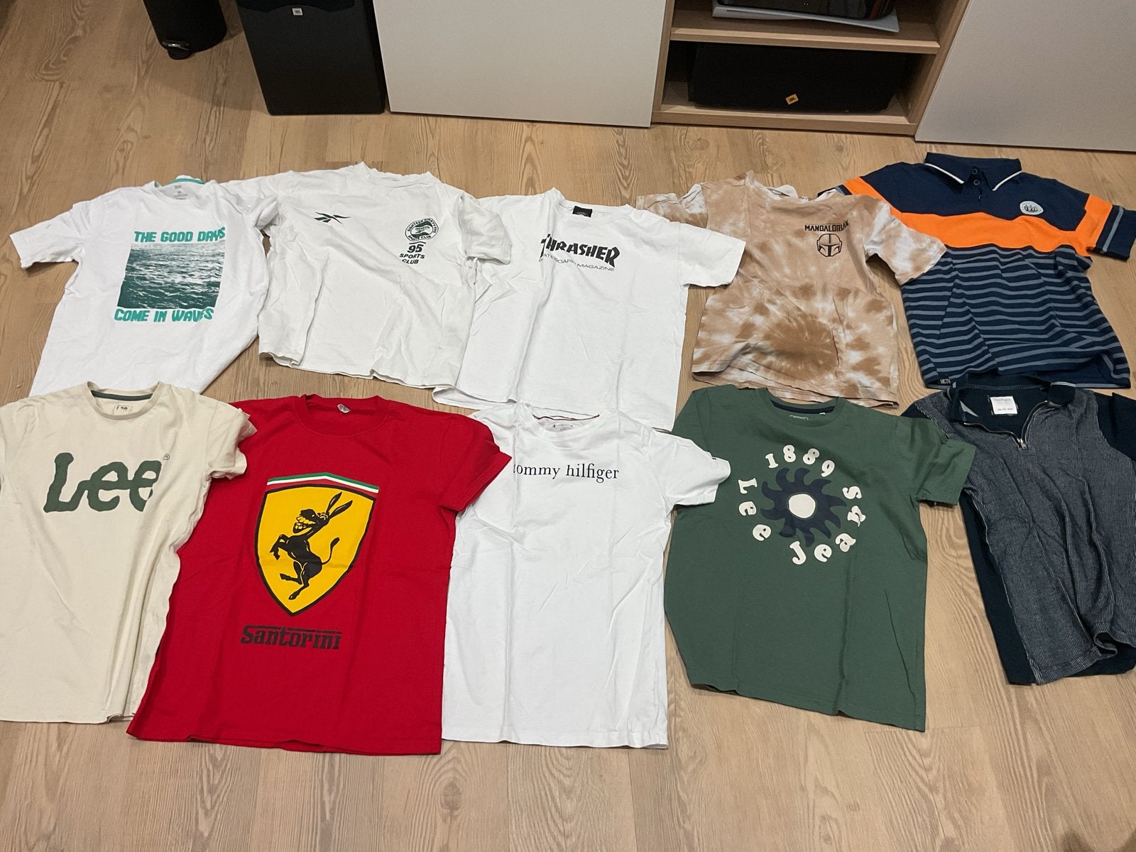 Grote partij heren T-shirts (10 stuks) diverse merken154-165, Ophalen of Verzenden, Gedragen, Overige maten, Overige kleuren
