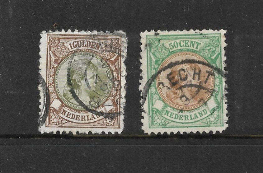 Wm no 45-46 gestempeld zie scan, Ophalen of Verzenden, Gestempeld