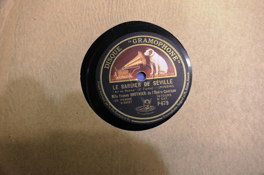 78 toeren LP's afkomstig uit Frankrijk., Cd's en Dvd's, Vinyl | Klassiek, Ophalen of Verzenden, Zo goed als nieuw, Classicisme