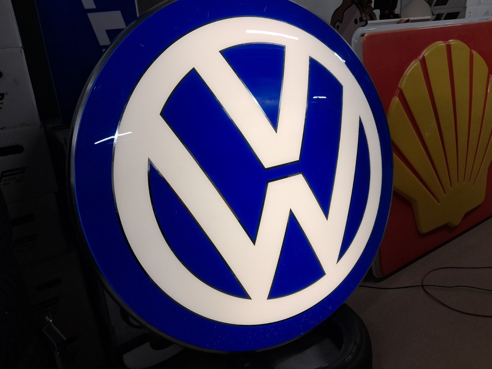 Mooie VW lichtbak met RVS rand 150 cm origineel VW dealer, Verzamelen, Ophalen, Eu, Gebruikt, Eu
