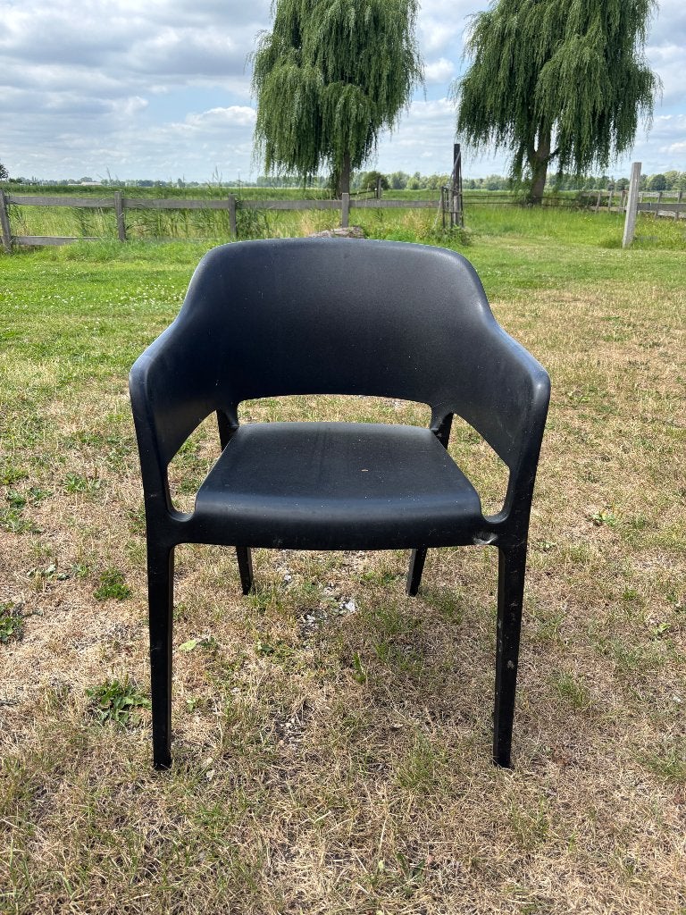 Terrasstoelen (partij), Ophalen, Gebruikt, Aluminium, Stapelbaar