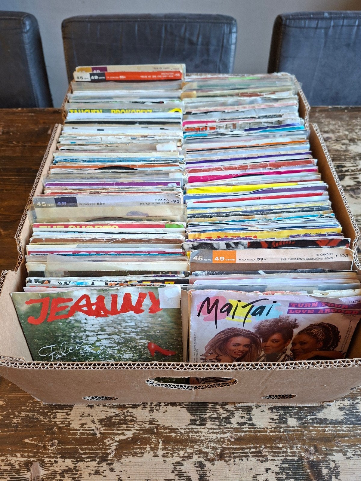 Variatie aan singeltjes, Ophalen of Verzenden, Gebruikt, Overige formaten, Overige genres