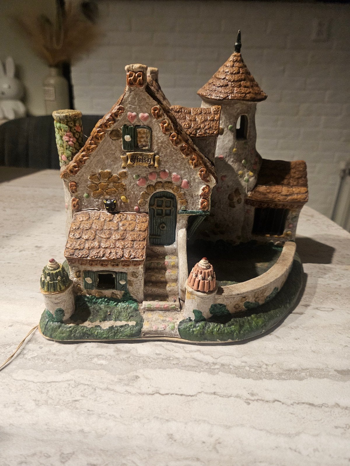 Sprookjesachtig hans en grietje snoephuisje - Efteling decor, Vintage, Gebruikt, Meerkleurig, Ophalen of Verzenden