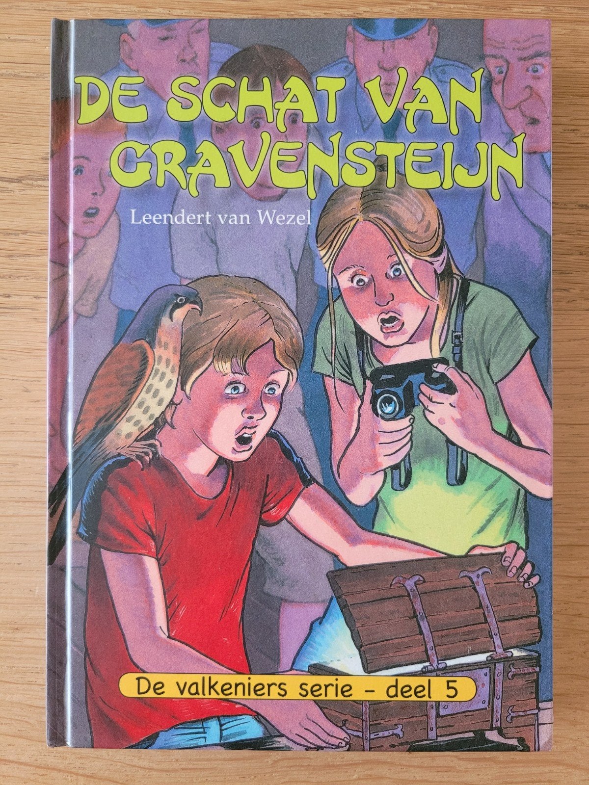 De schat van Gravensteijn, De Valkeniers-5 Leendert v Wezel, Ophalen of Verzenden, Zo goed als nieuw