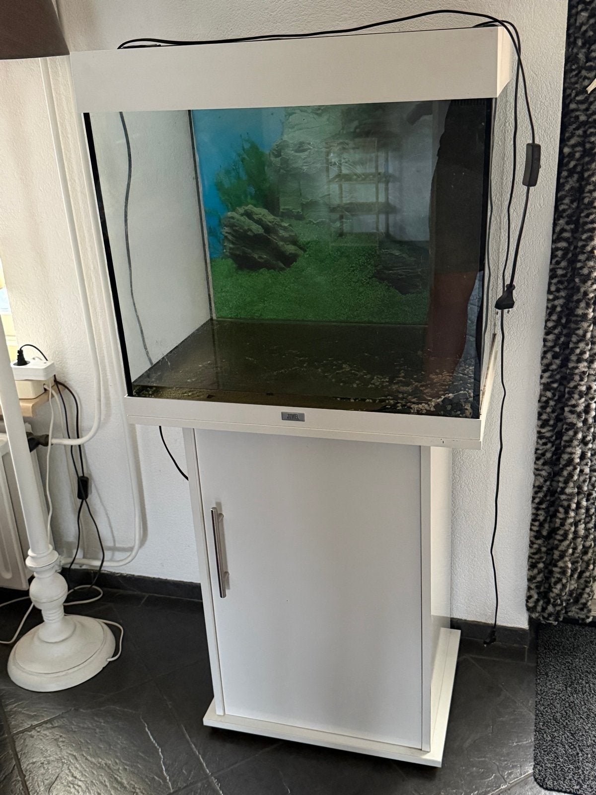 Aquarium, Ophalen, Leeg aquarium