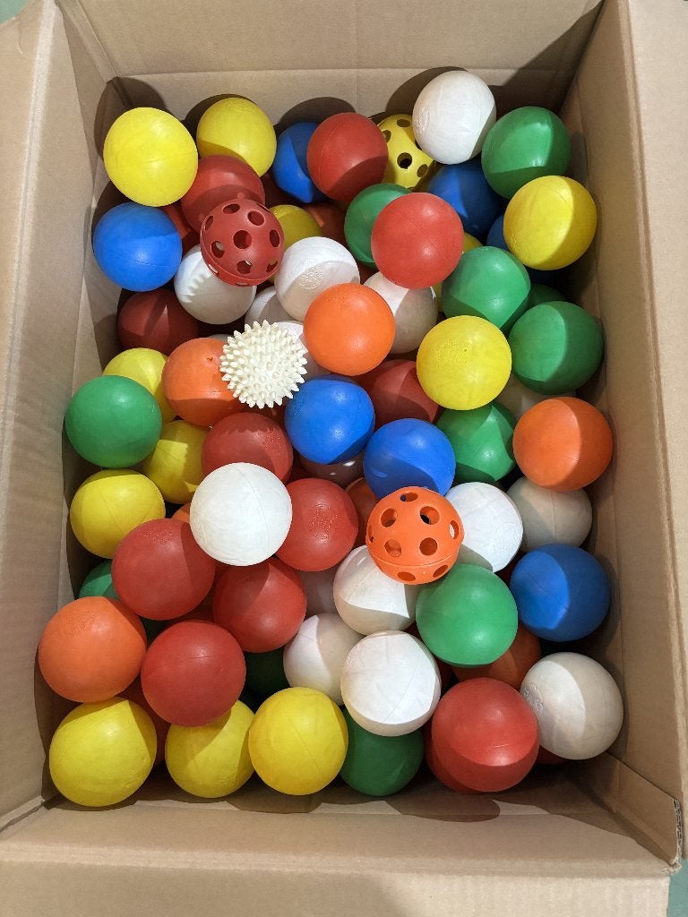 Ballenbak ballen, Kinderen en Baby's, Speelgoed | Babyspeelgoed, Ophalen, Zo goed als nieuw, Overige typen