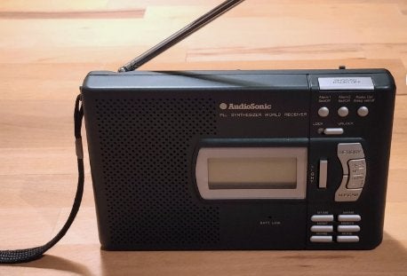 vintage wereldontvanger AudioSonic TK-388PLL, Ophalen, Gebruikt, Wereldontvanger