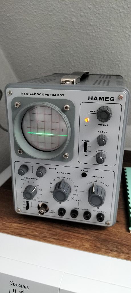 Hameg HM-207  Oscilloscoop, Ophalen, Zo goed als nieuw