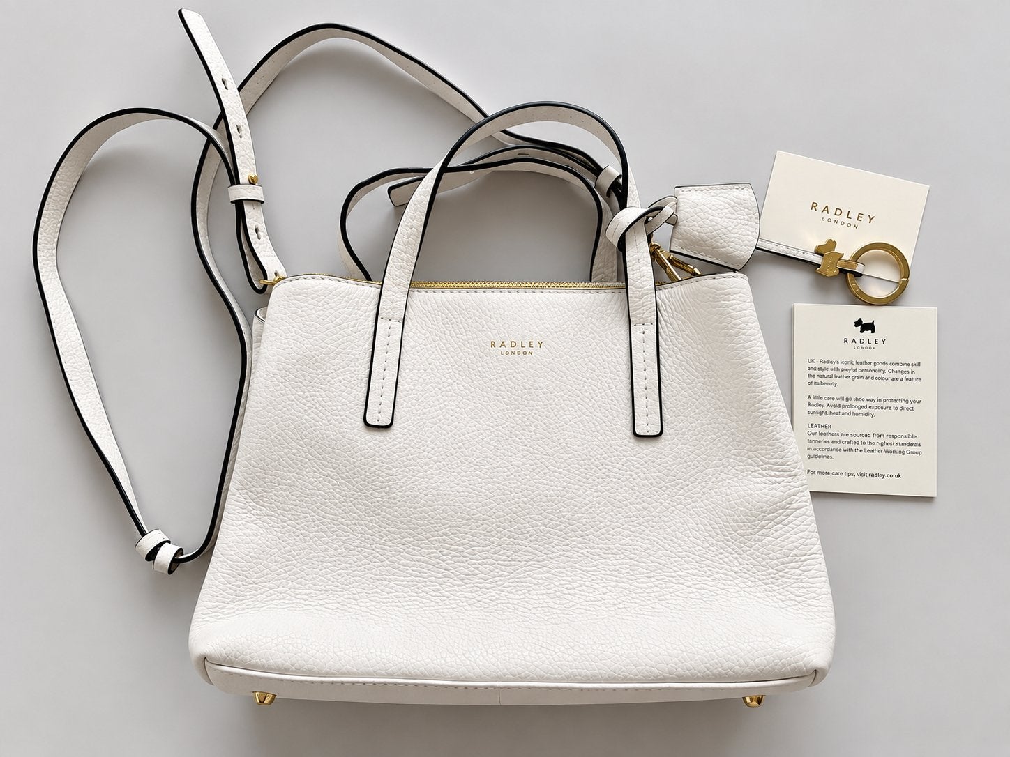 Radley London Handtas - Wit - nieuw, Ophalen of Verzenden, Nieuw, Wit, Handtas