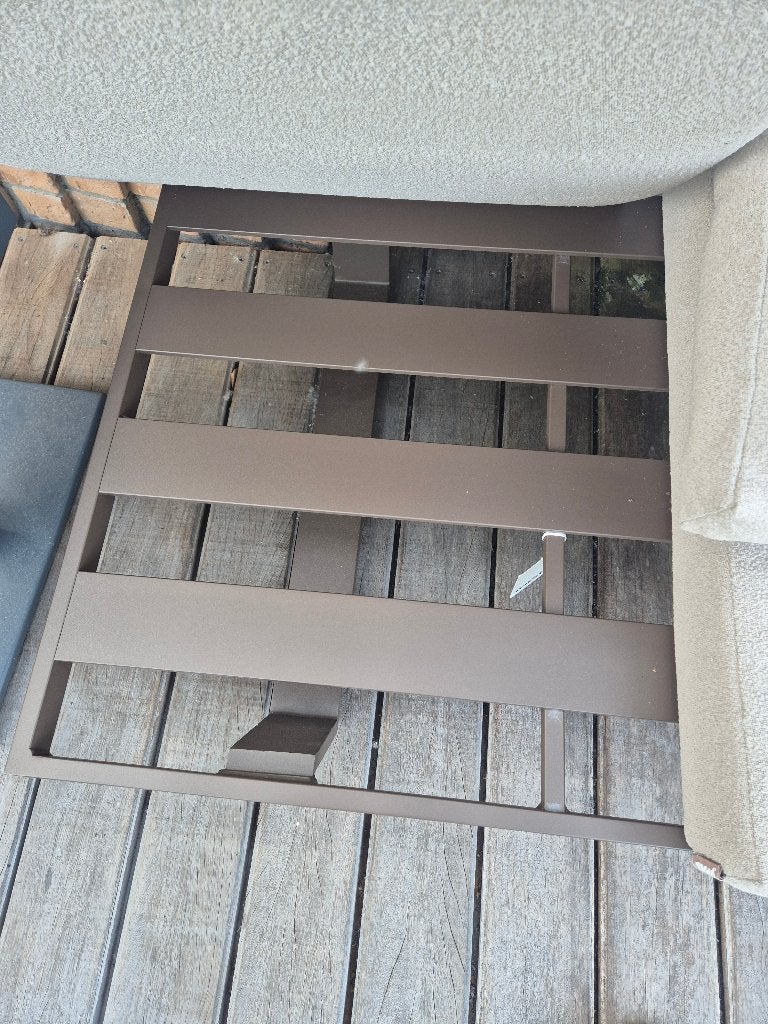 Loungebank buiten, Tuin en Terras, Ophalen, Zo goed als nieuw, Aluminium