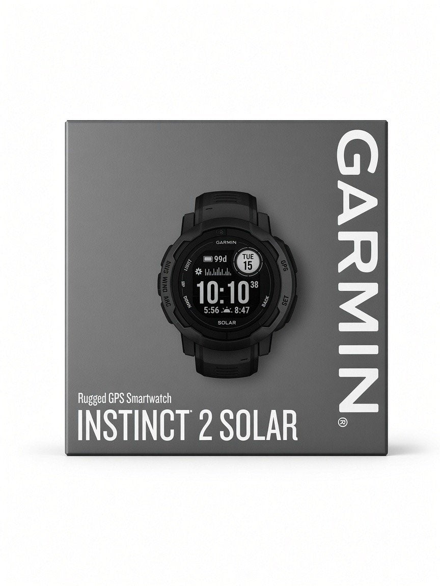 Garmin Instinct 2 Solar *Nieuw*, Zwart, Ophalen of Verzenden, Zo goed als nieuw, GPS