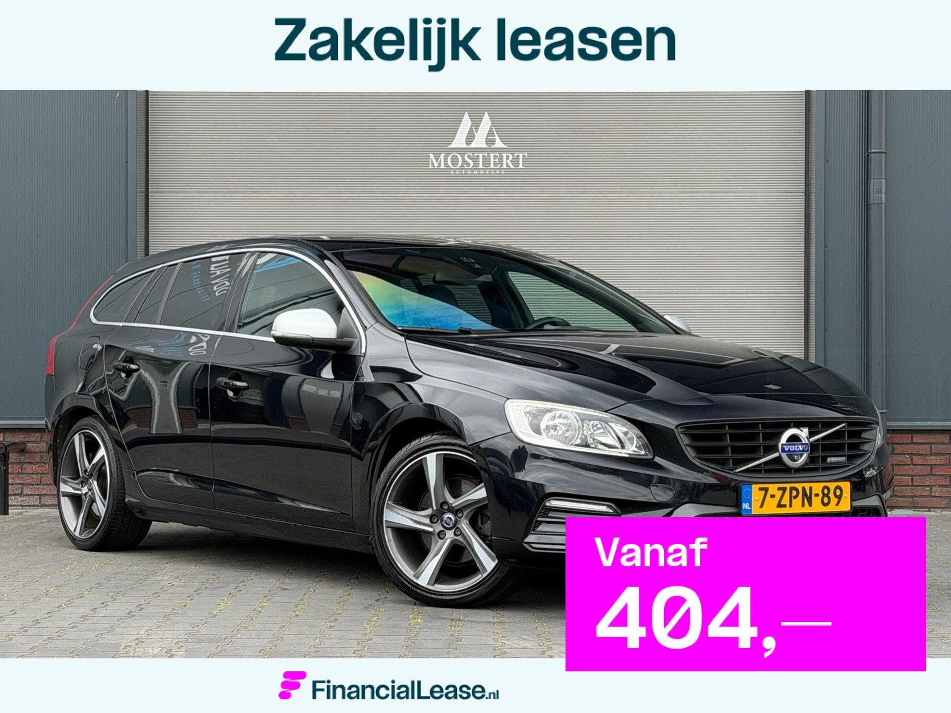 Volvo V60 1.6/150pk T3 R-Design|2015|NAP|Automaat|Trekhaak|N, Gebruikt, Zwart, 4 cilinders, 150 pk