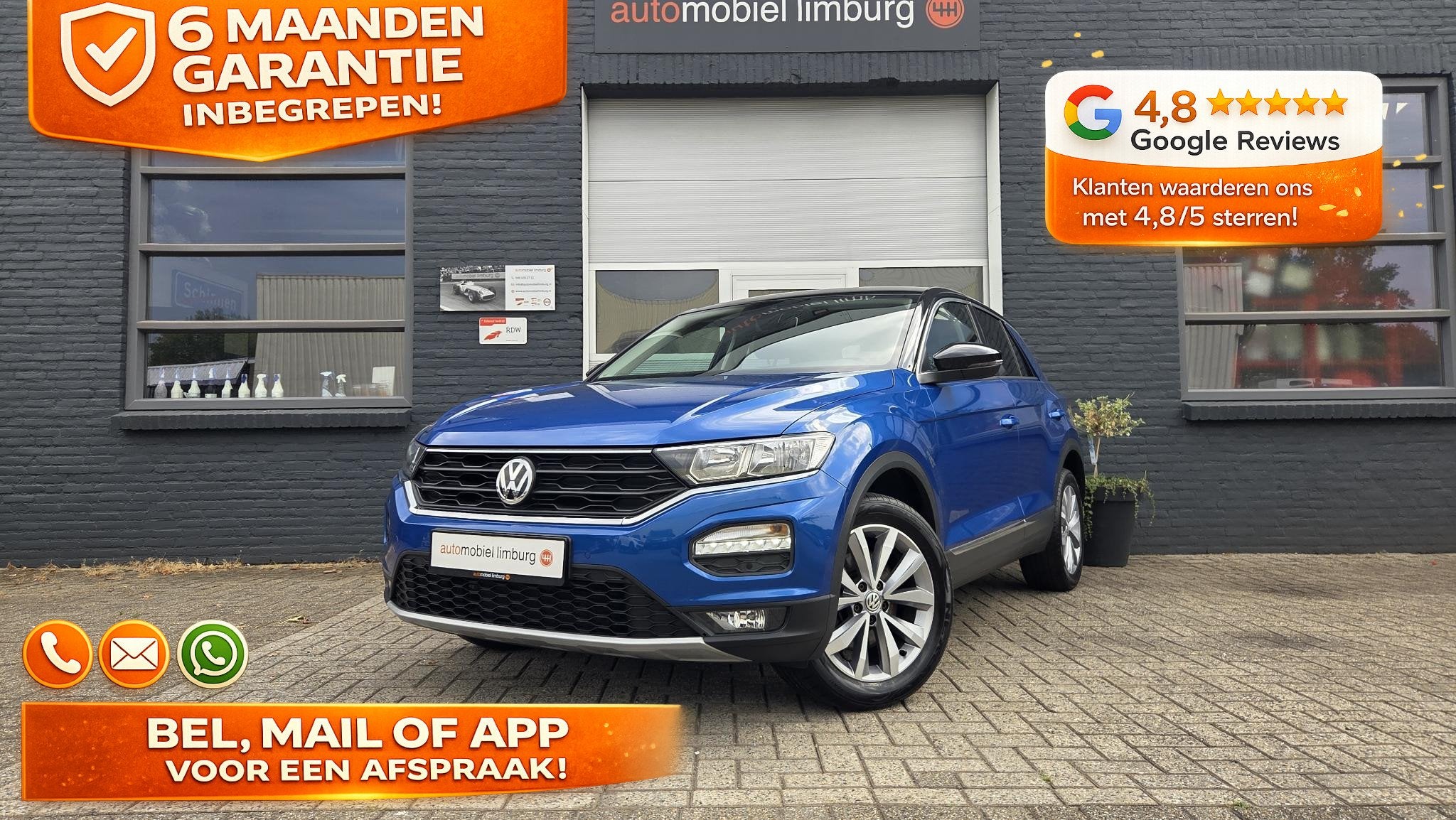 Volkswagen T-Roc 1.0 TSI Style | WINTERPAKKET | TREKHAAK | D, Auto's, Voorwielaandrijving, Dealer onderhouden, Stof, Gebruikt