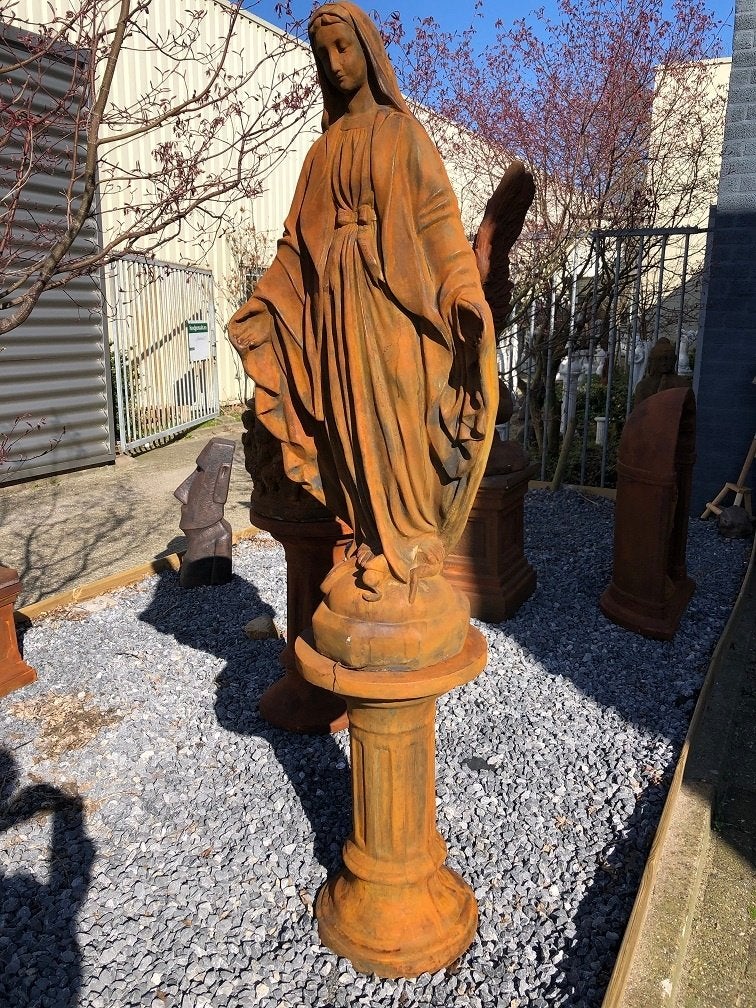 Moeder Maria / Mother Mary, groot vol stenen oxid beeld, Tuin en Terras, Steen, ., Nieuw, Ophalen of Verzenden