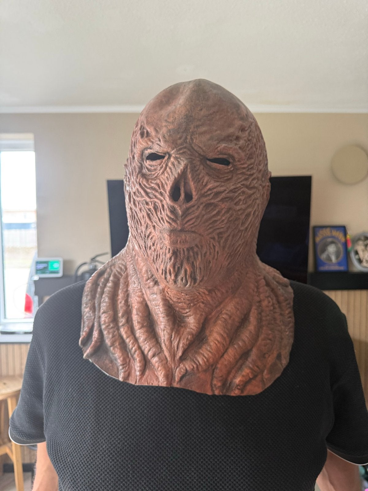 Eng Halloween Masker - Horror Gezicht Latex, Hobby en Vrije tijd, Kostuums, Theaterbenodigdheden en LARP, Ophalen of Verzenden